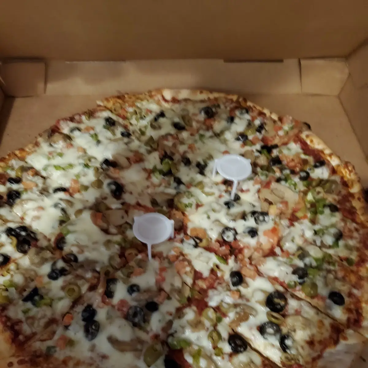 Vegetarian Thin Crust Pizza