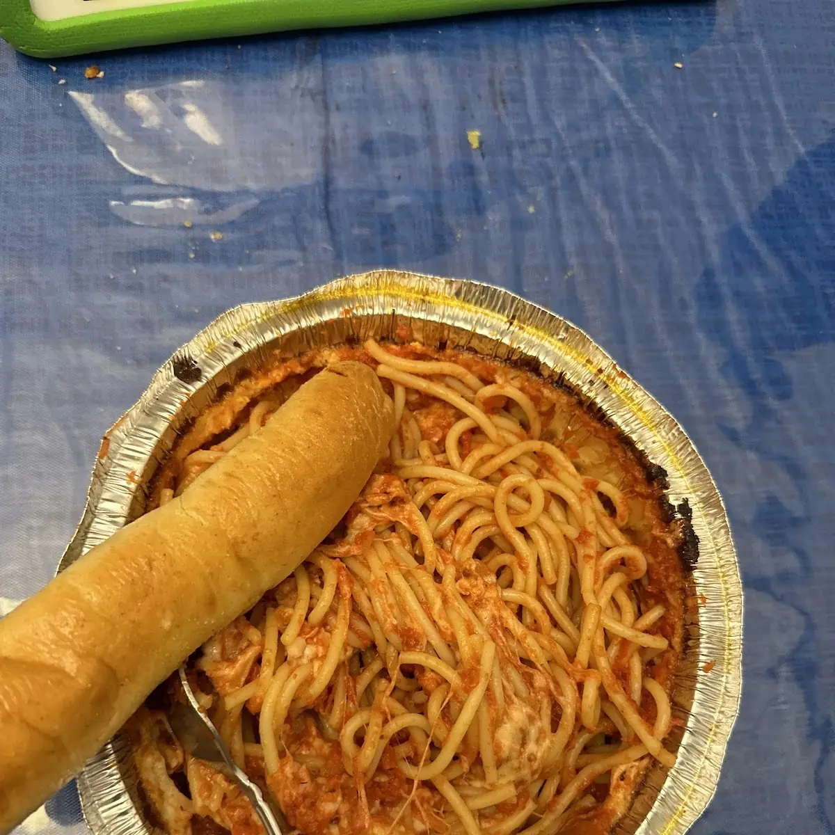 Marinara Spaghetti Marinara Sauce with Breadsticks