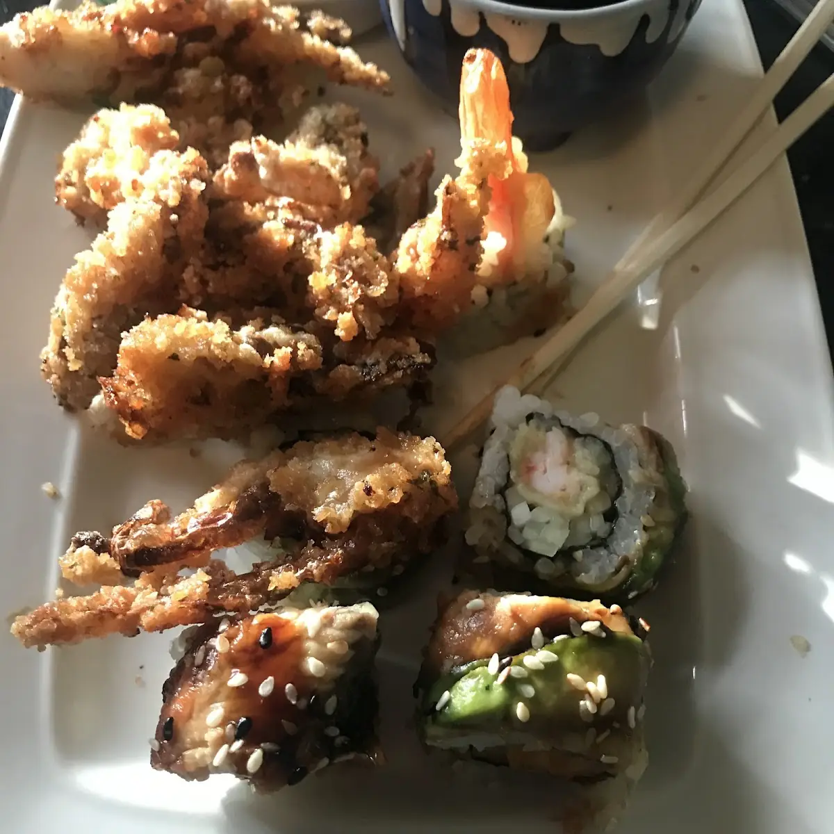 Ninja Roll and Soft Shell Crab Tempura