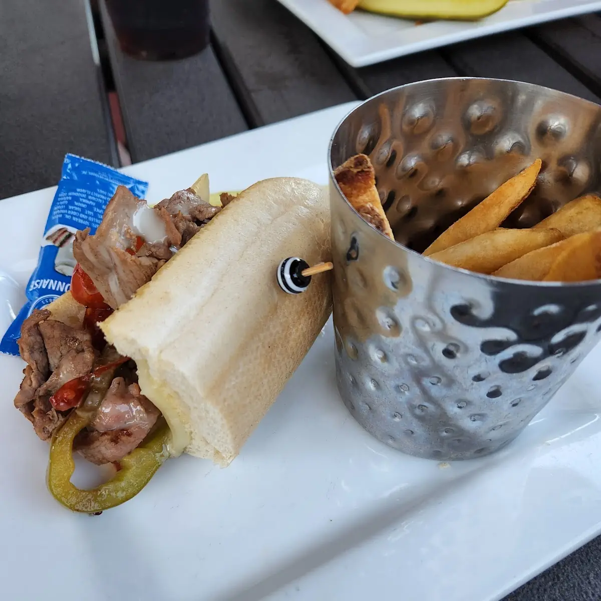 Half Philly Cheesesteak