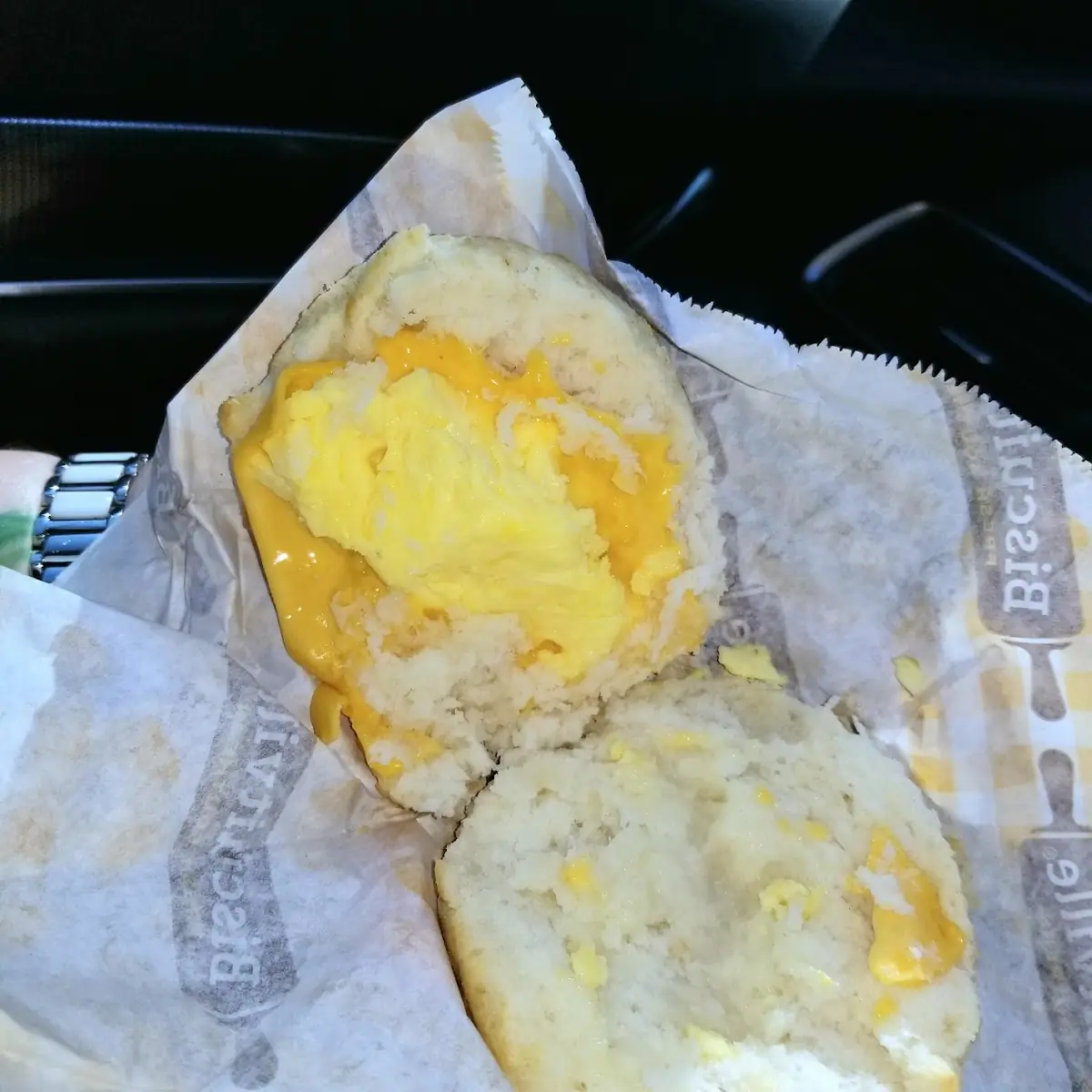 Scrambled Egg and Cheese Biscuit