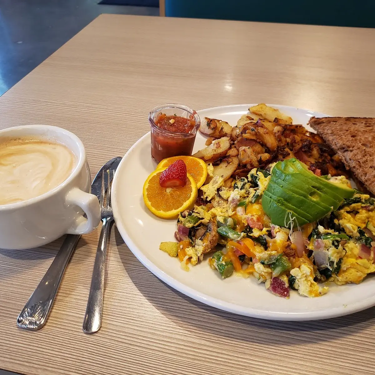 Vegetable Scrambled Eggs