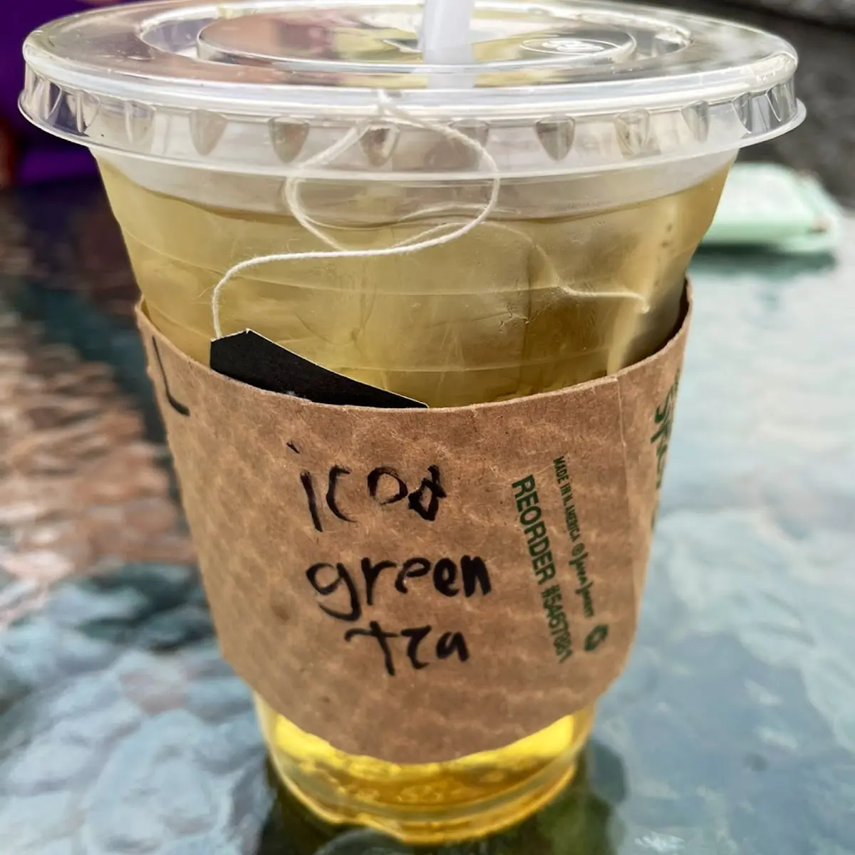 Iced Green Tea, Junction 3 Coffee House