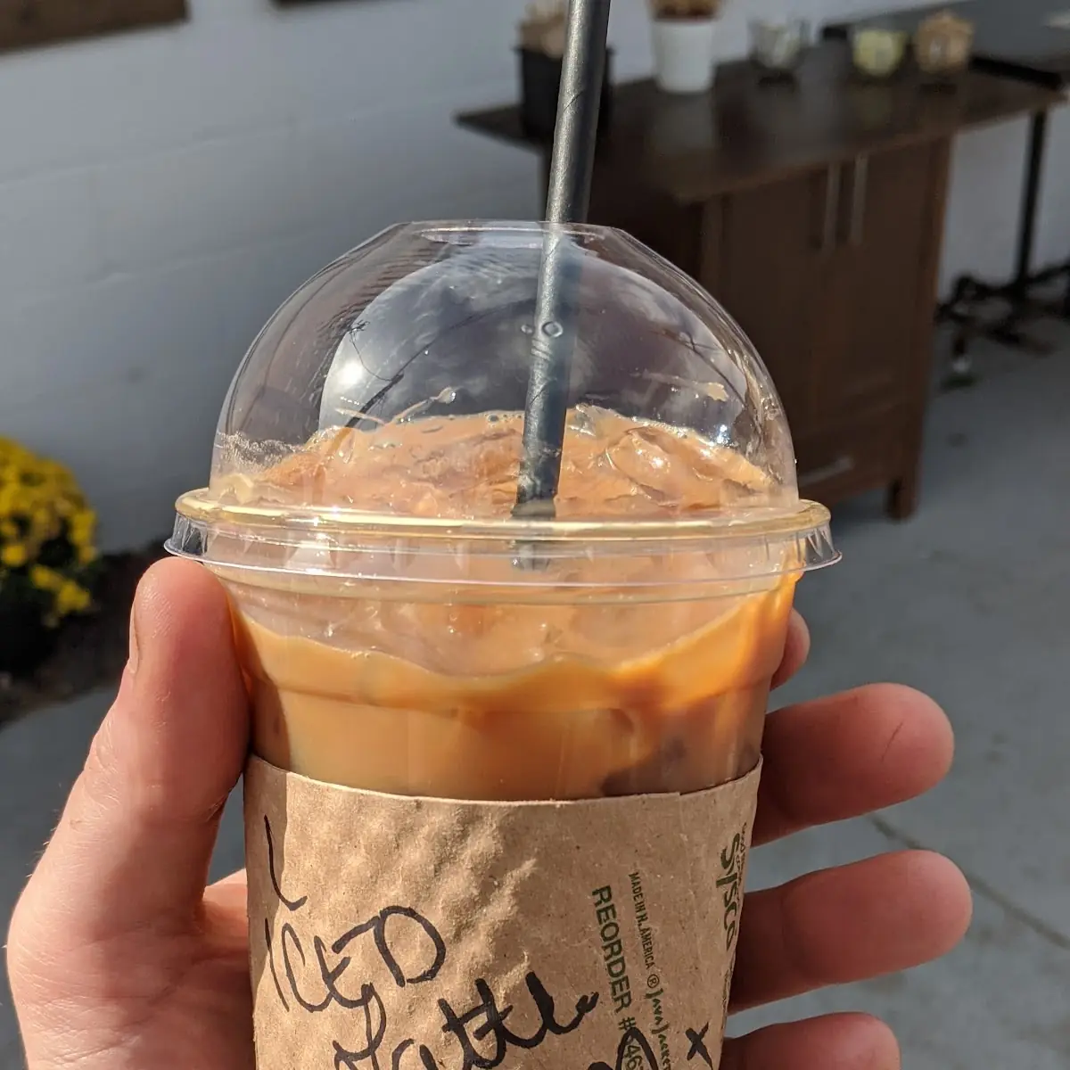 Iced Latte, Junction 3 Coffee House