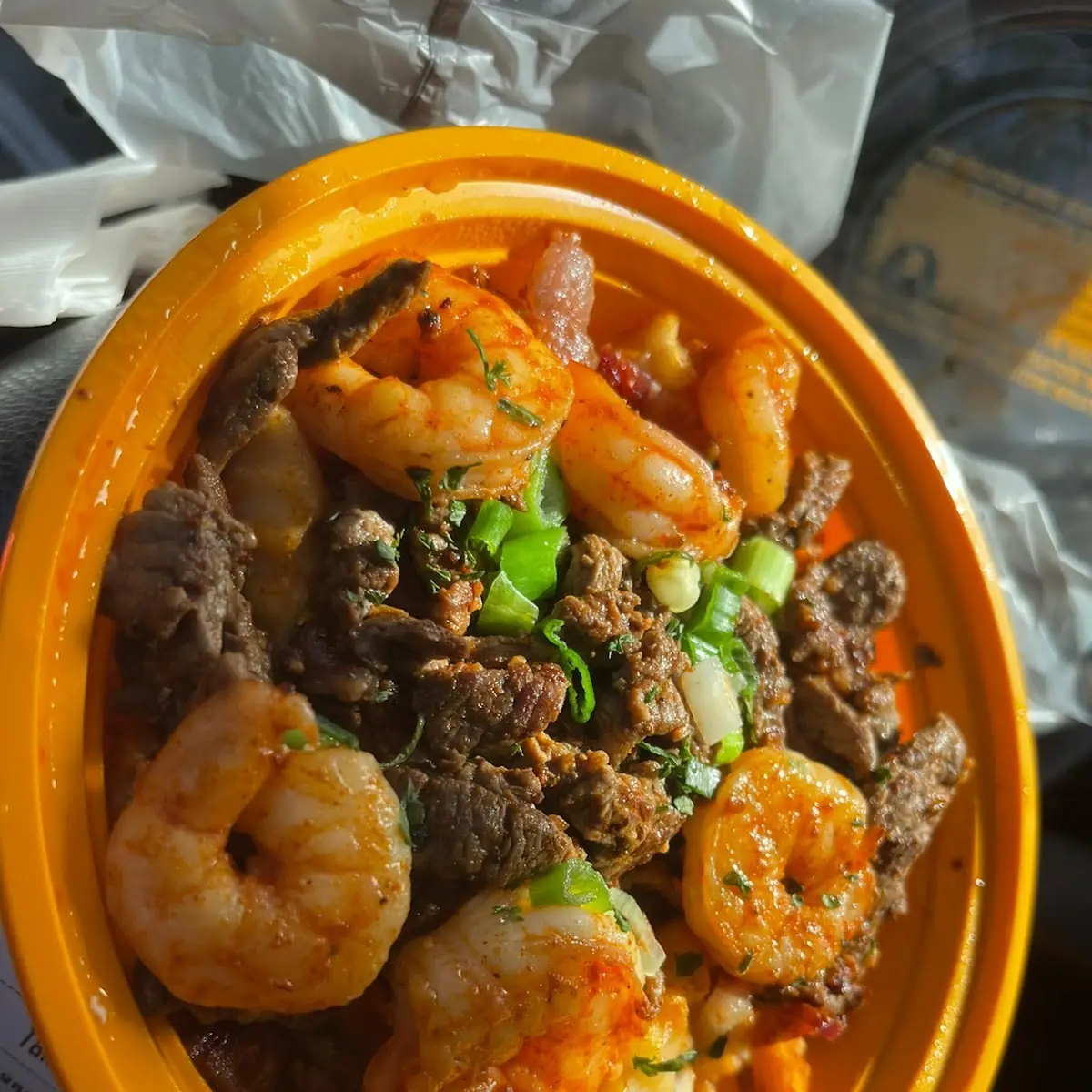 Exotic Fries with Beef Fried Rice Bowl