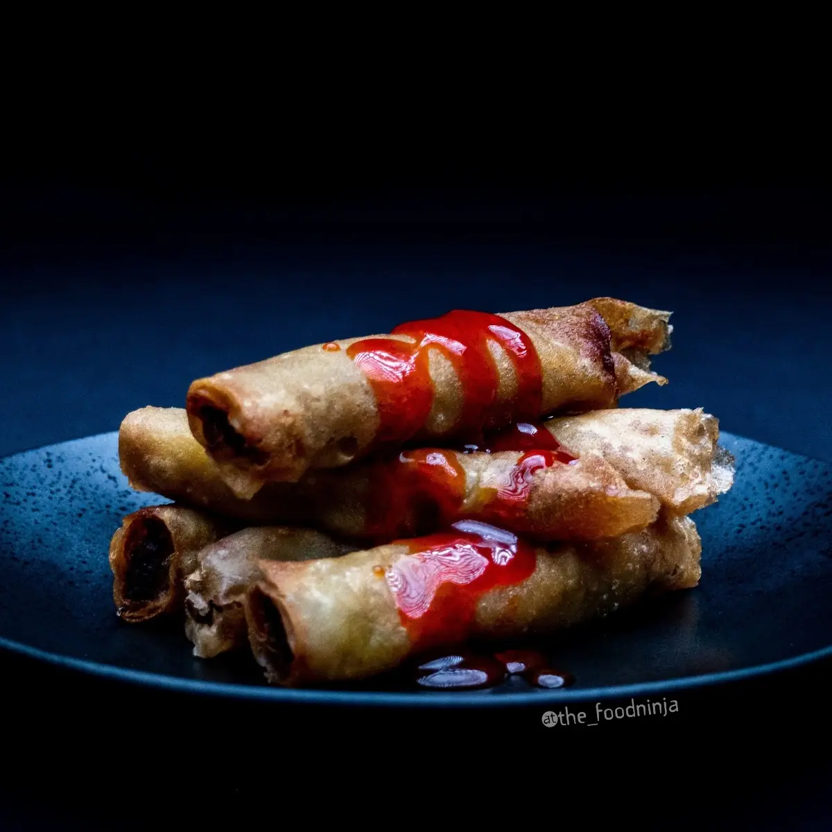 Turon with Vanilla Ice Cream