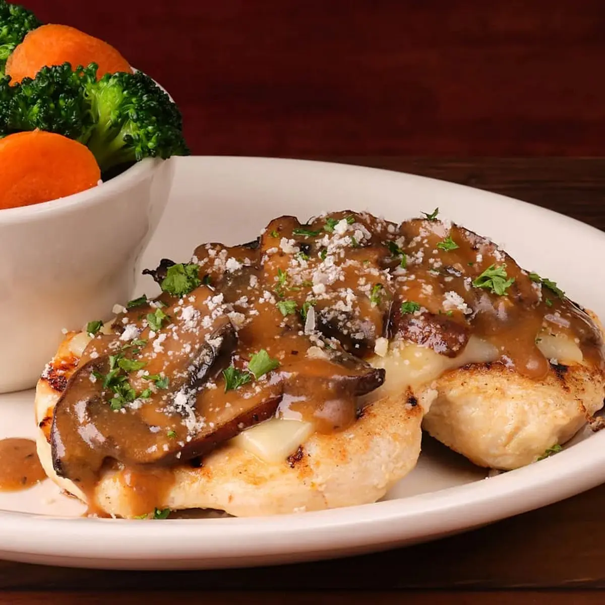 Portobello Mushroom Chicken