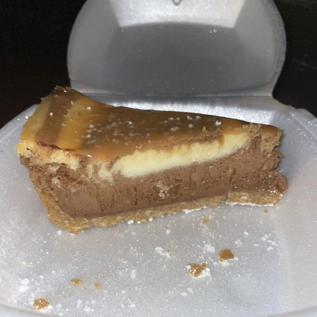 Seasalted Carmel Cheesecake Slice