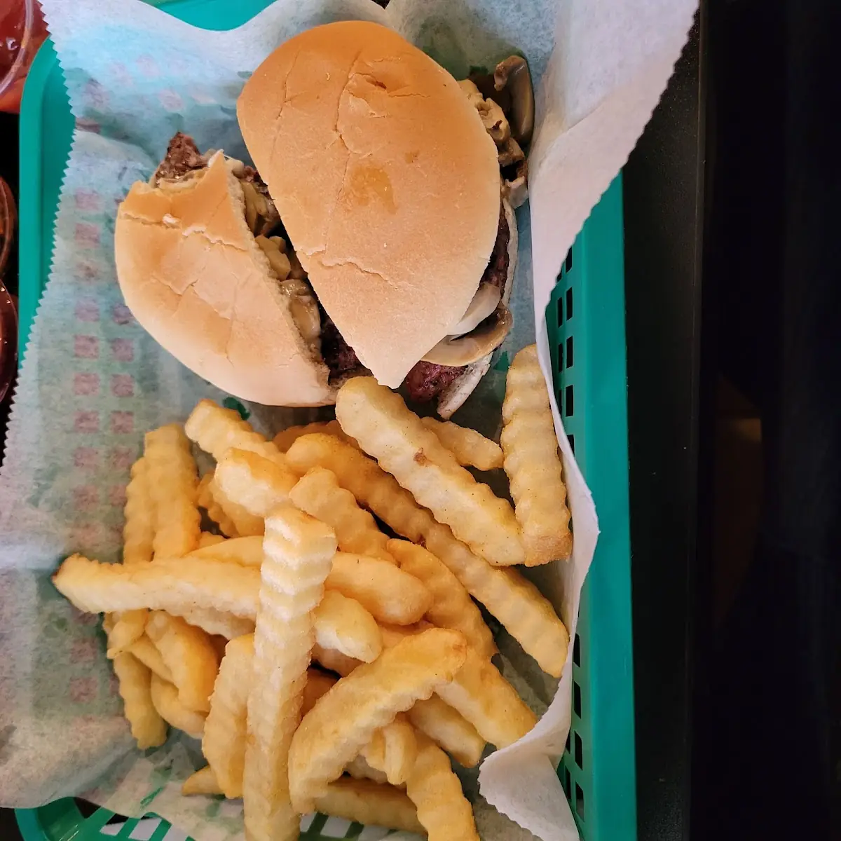 Mushroom Swiss Burger