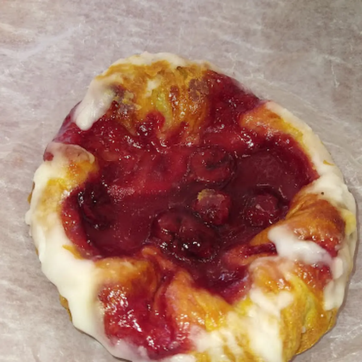 Raspberry Cheesecake Danish