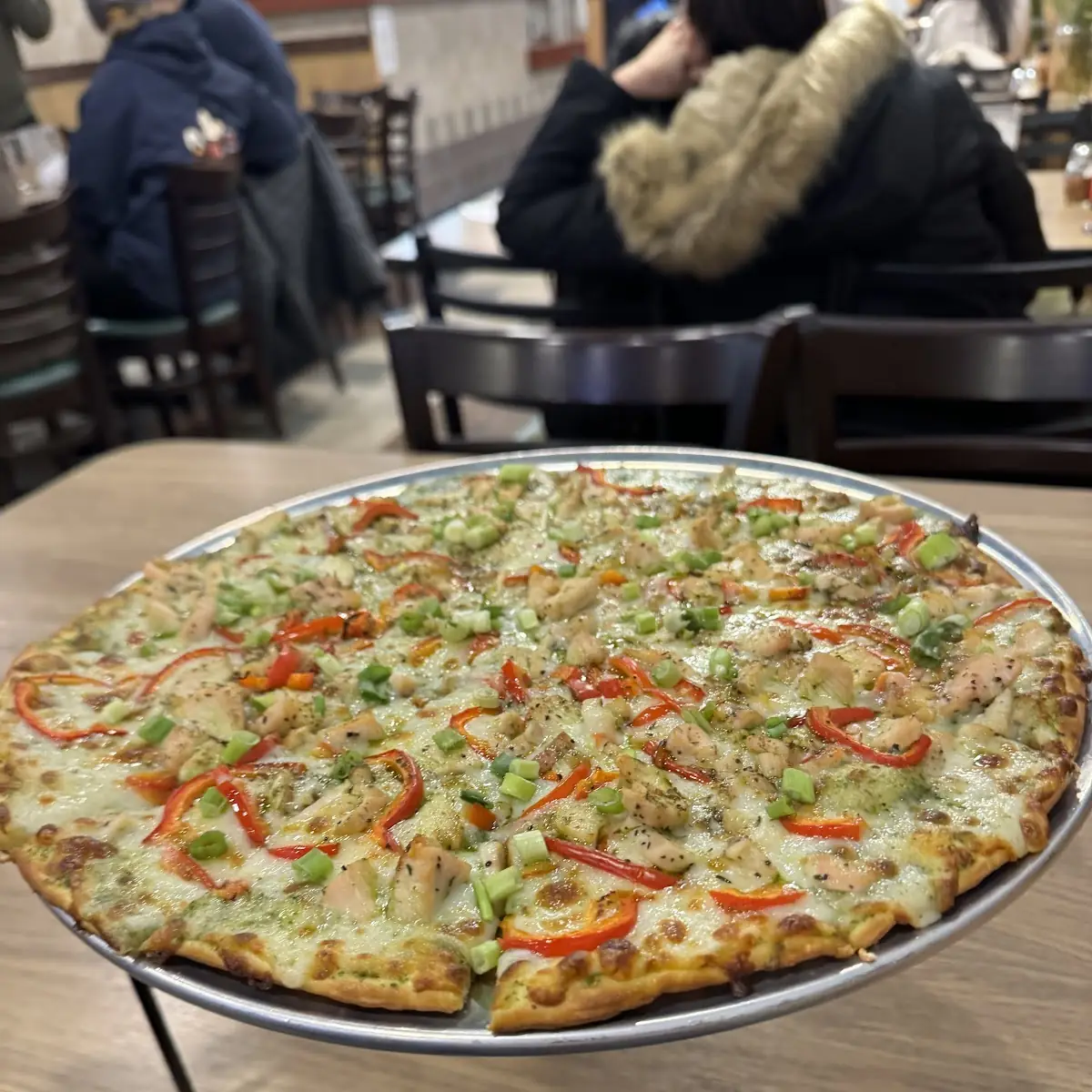 Chicken Pesto Pizza