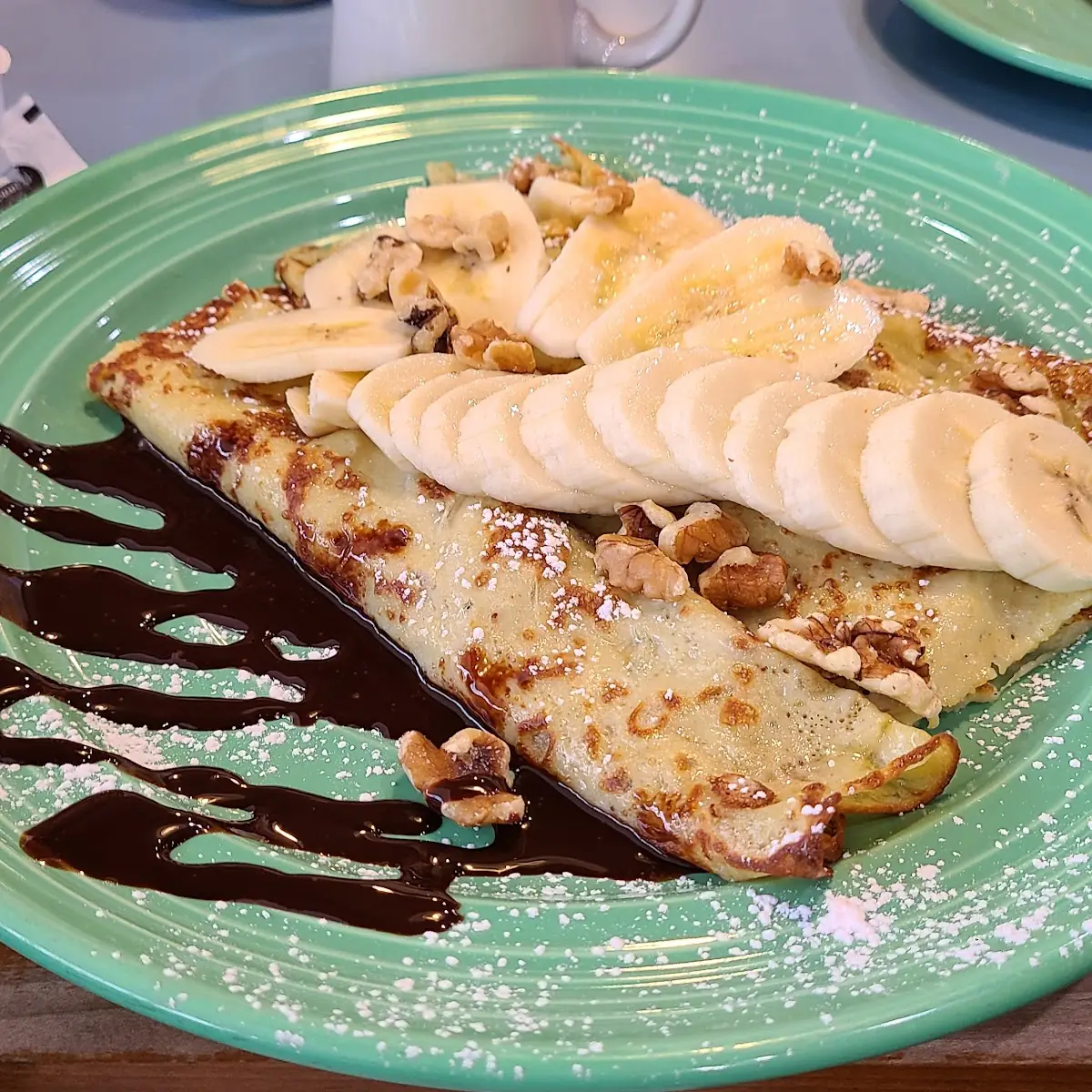 Banana Walnut Crepes