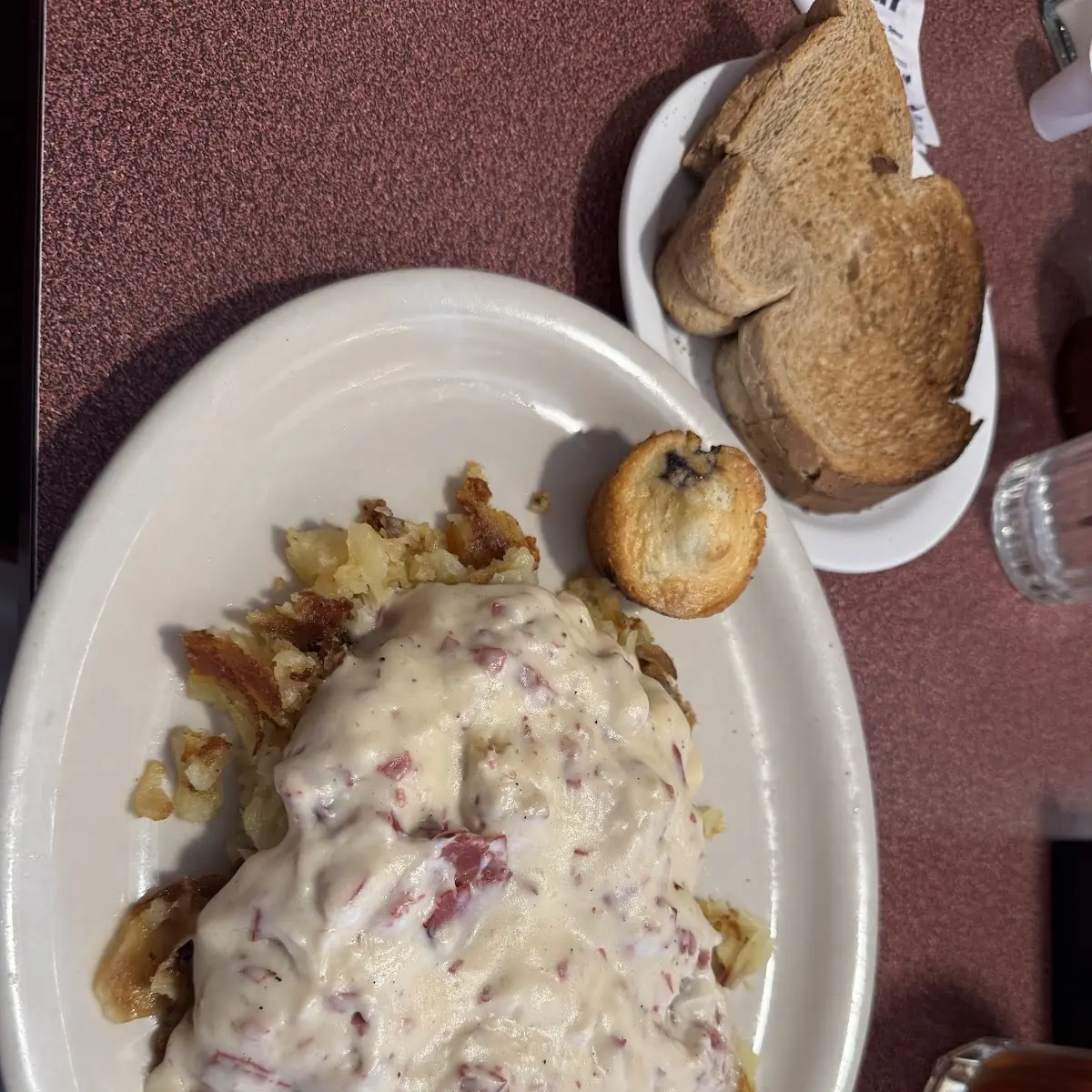 Creamed Chip Beef on Toast