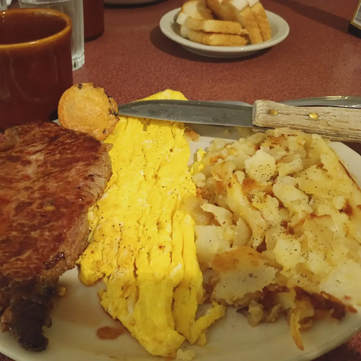 Steak Eggs Home Fries &Toast