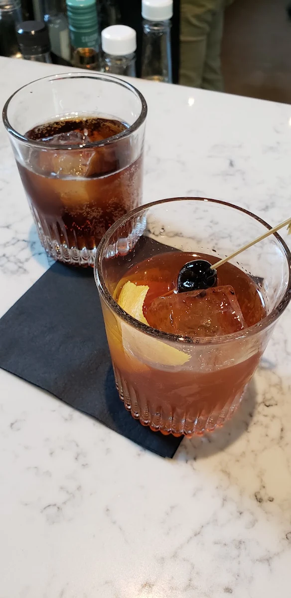 Old Fashioned and a Coke Back