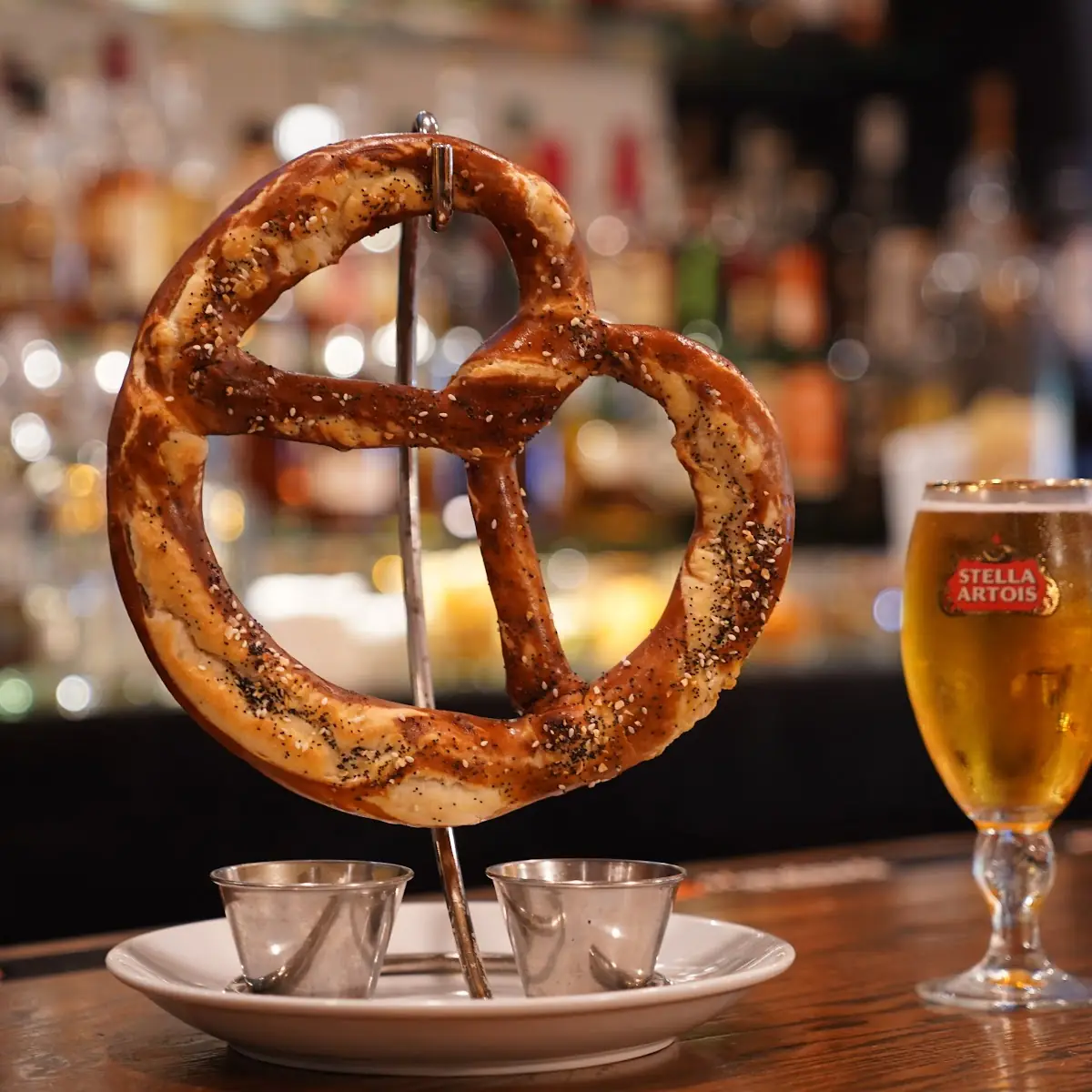 'Everything' Bavarian Pretzel