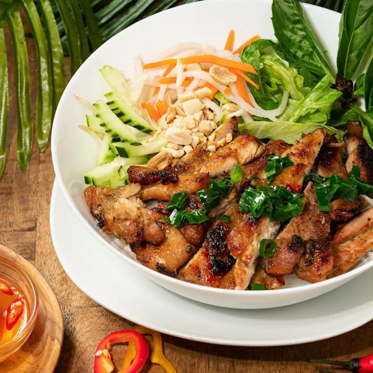 Grilled Lemongrass Chicken Bowl