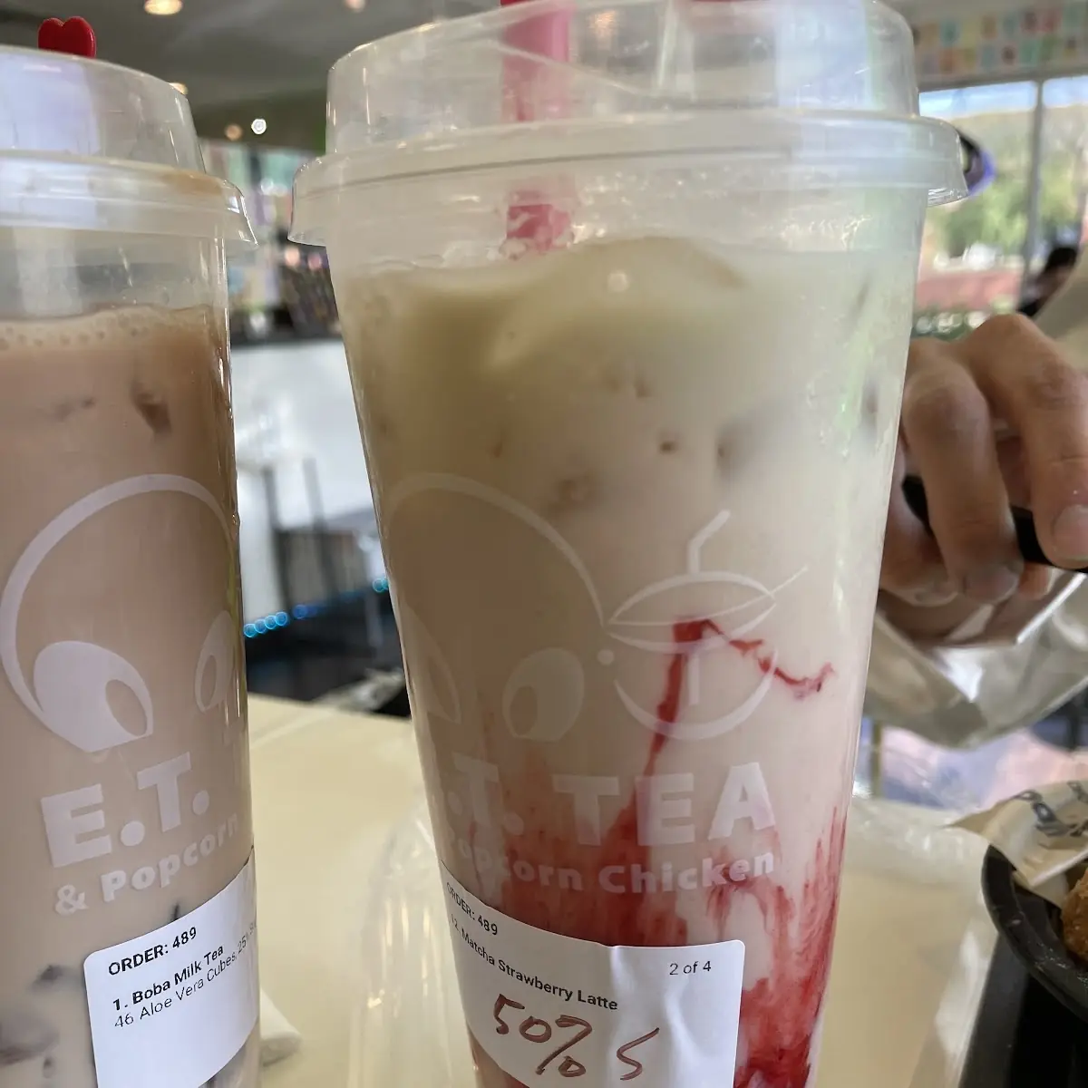 Strawberry Matcha Latte