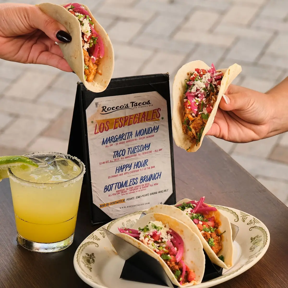 Macha Shrimp Tacos