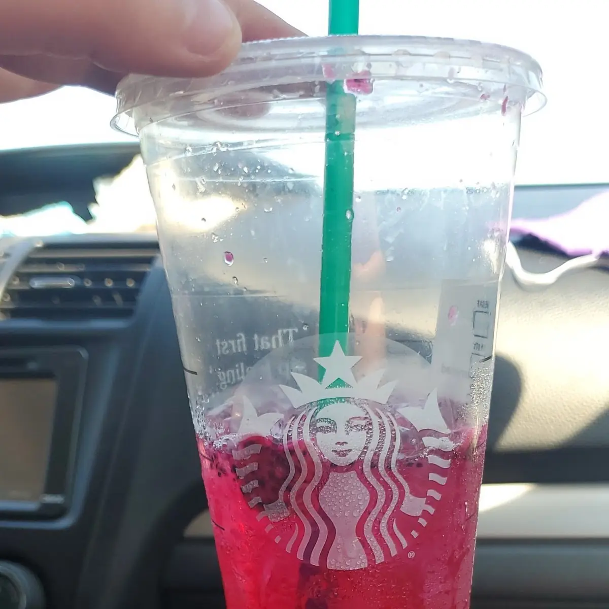 Mango Dragonfruit Starbucks Refreshers Beverage