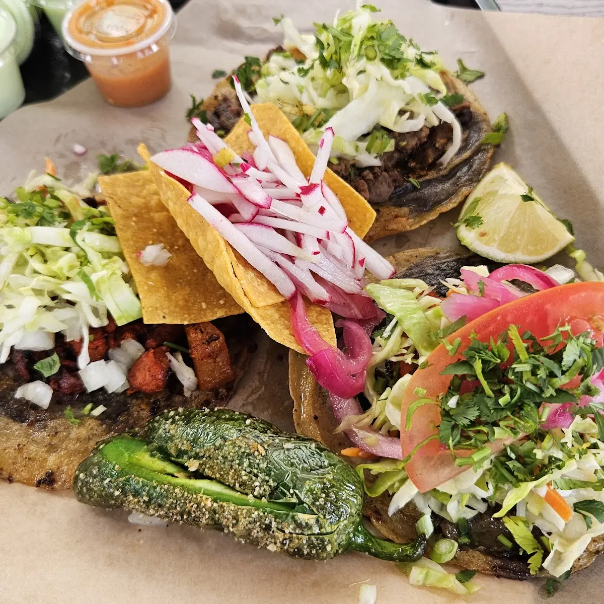 Orden de Tacos Taco Plate
