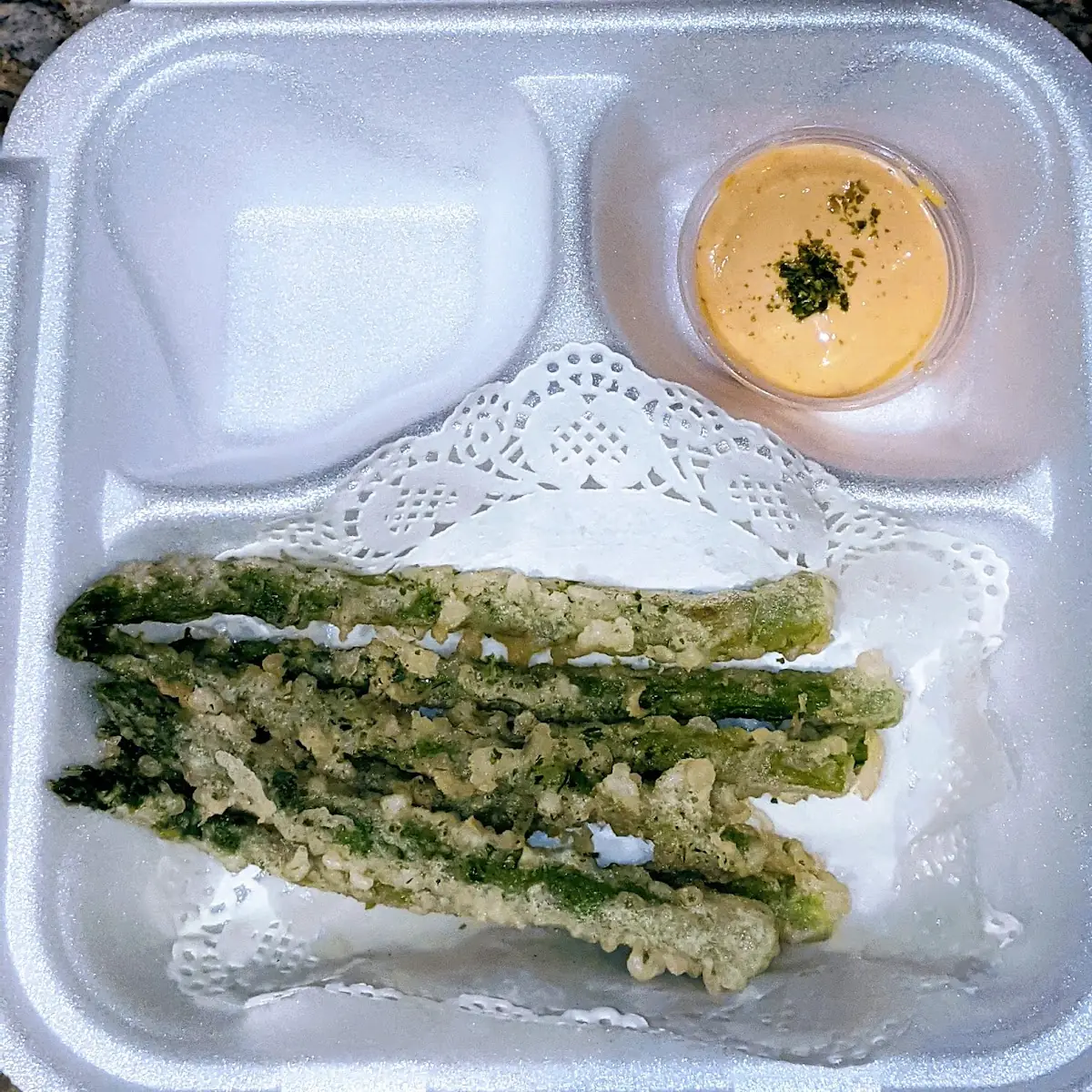 Asparagus Tempura Appetizer