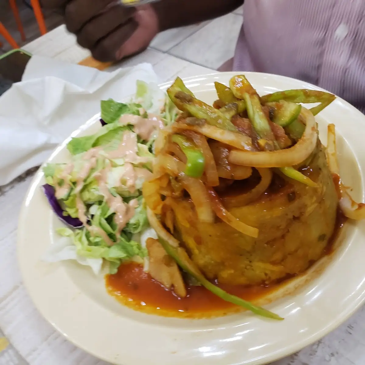 Mofongo Relleno de Camarones