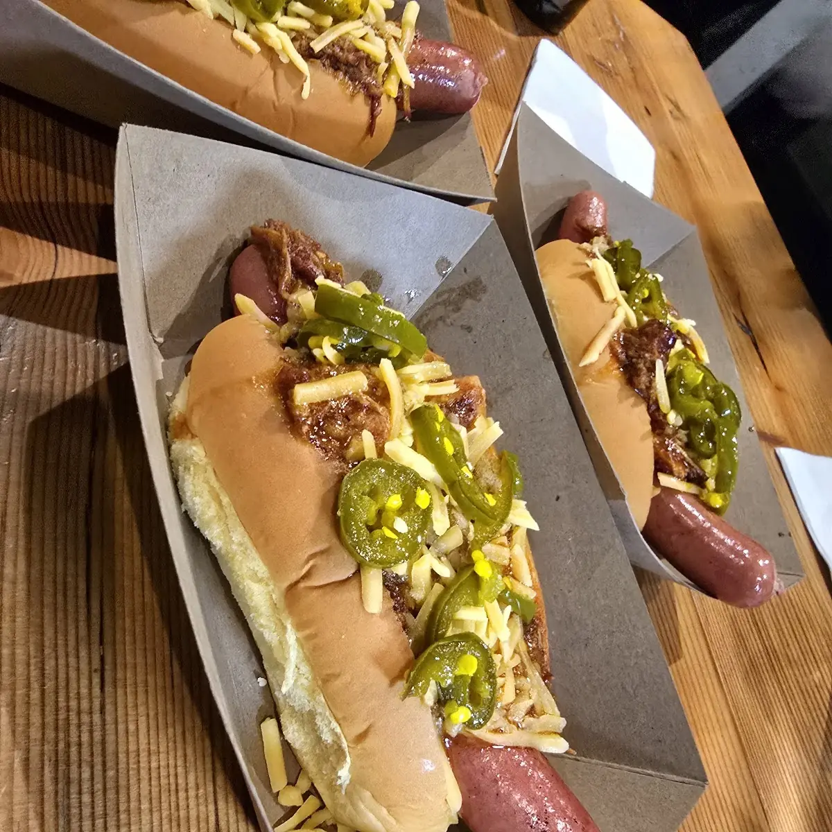 Brisket Chili Dog