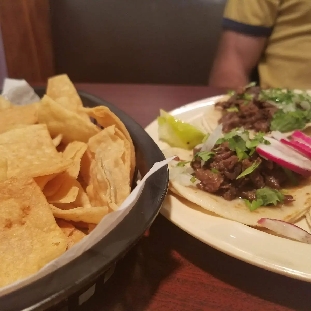 Beef Tacos & Chips
