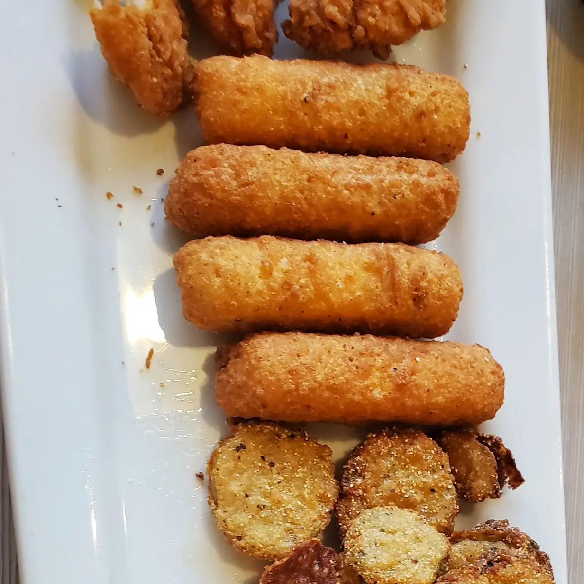 Mini Serving of Fried Pickles