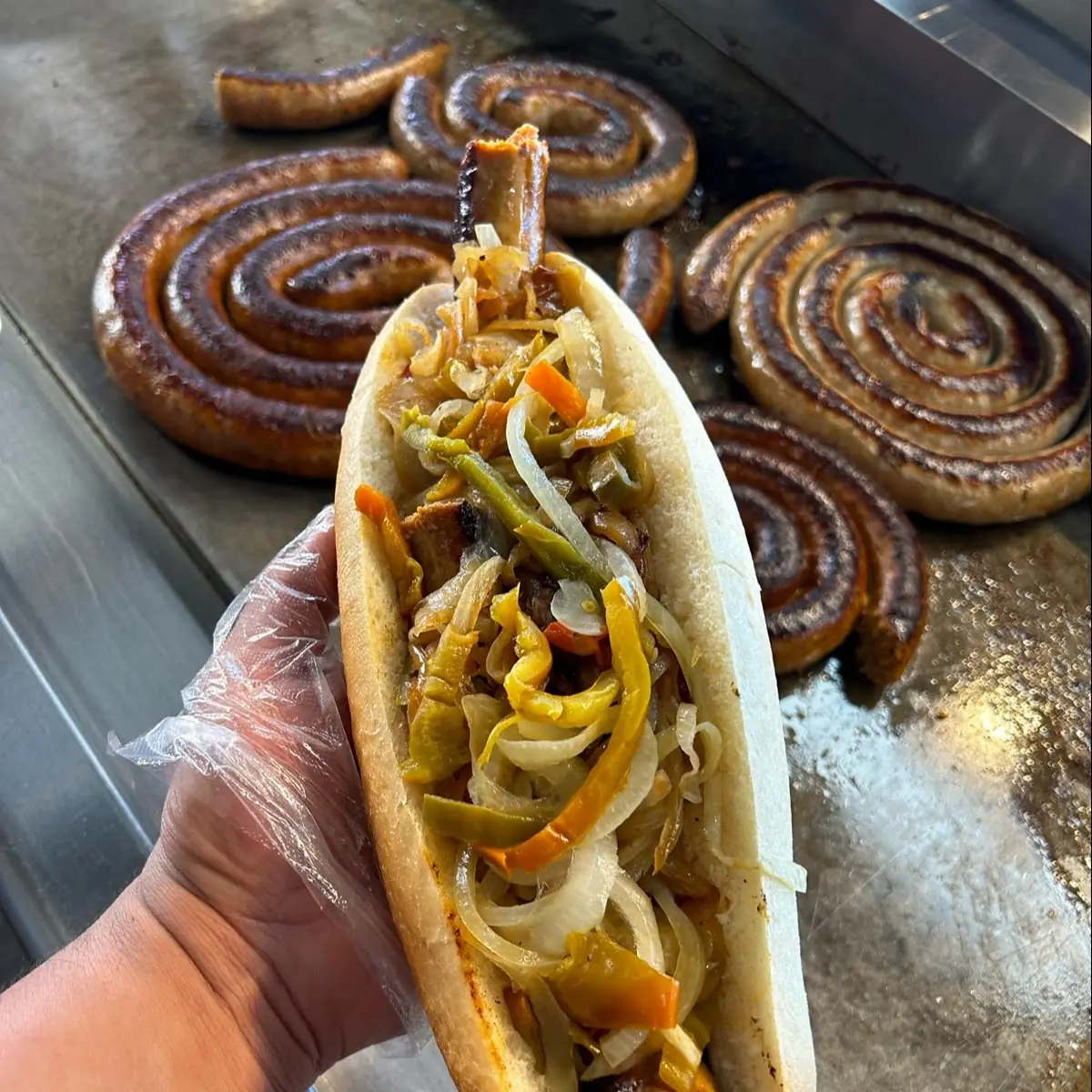 Hot Sausage Peppers