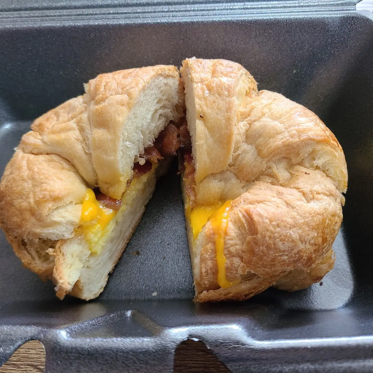 Bacon Egg Cheese Croissant