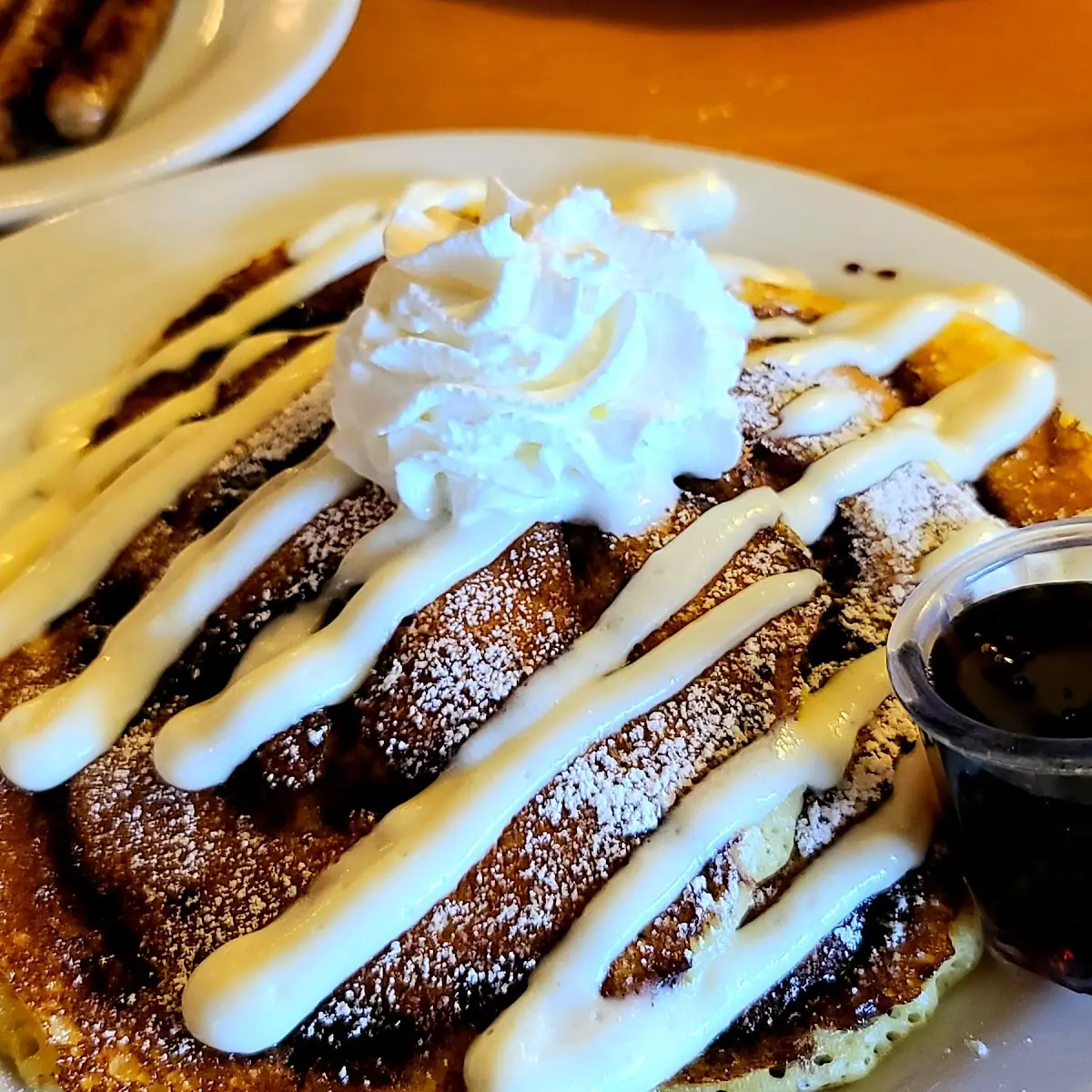 Cinnamon Roll Pancakes