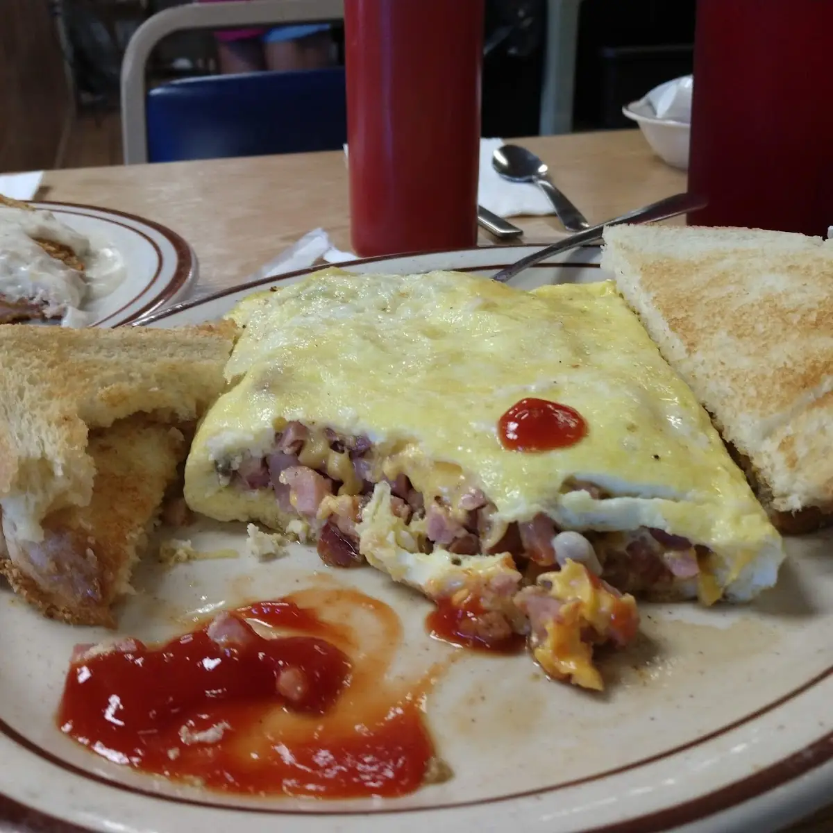 Ham and Cheese Omelette