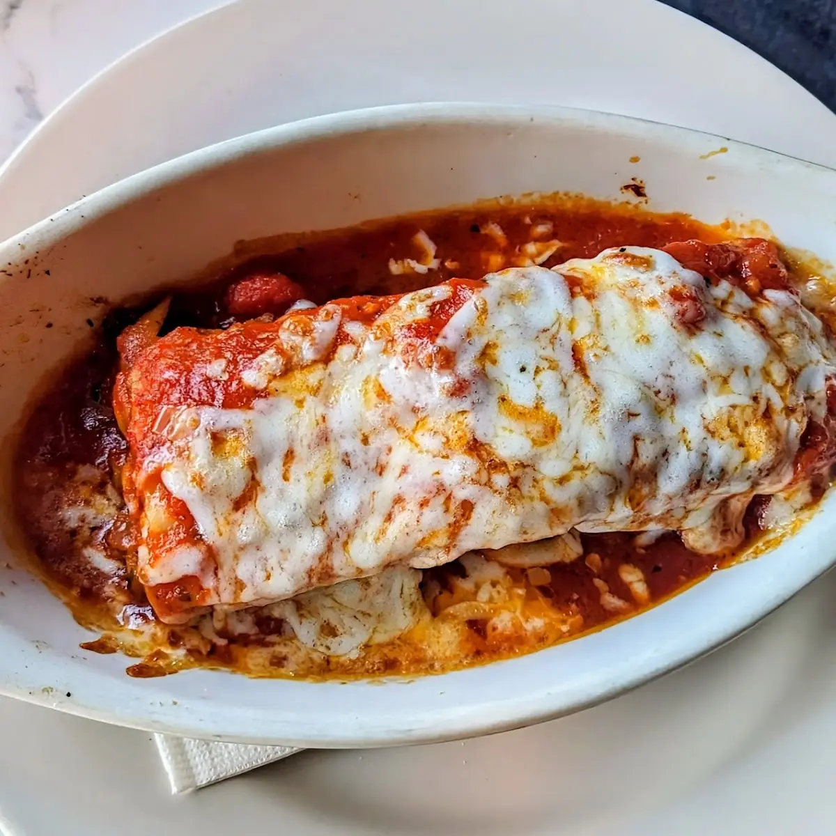 Low Carb Sauteed Chicken Parmigiana