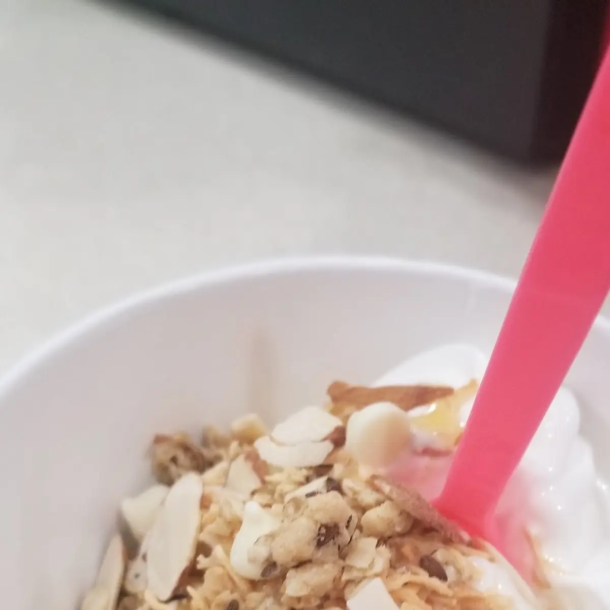 Vanilla Bean with Carmel and Almonds