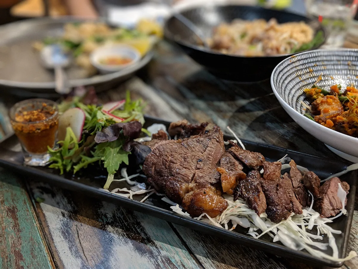 Grilled Pork Necka Wetu, @Bangkok