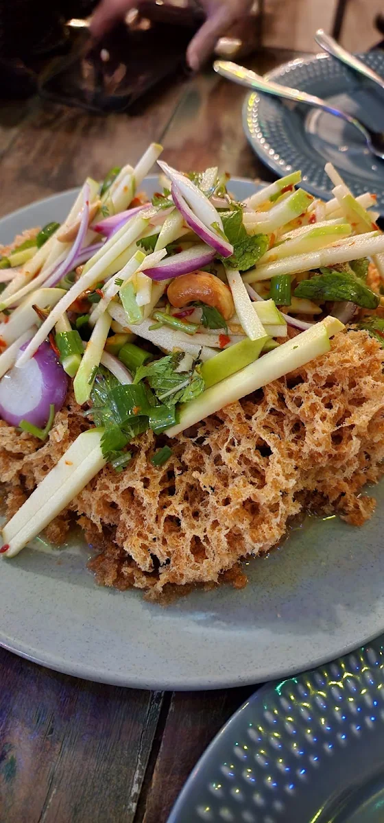 yum pla foo ยำปลาฟู, @Bangkok