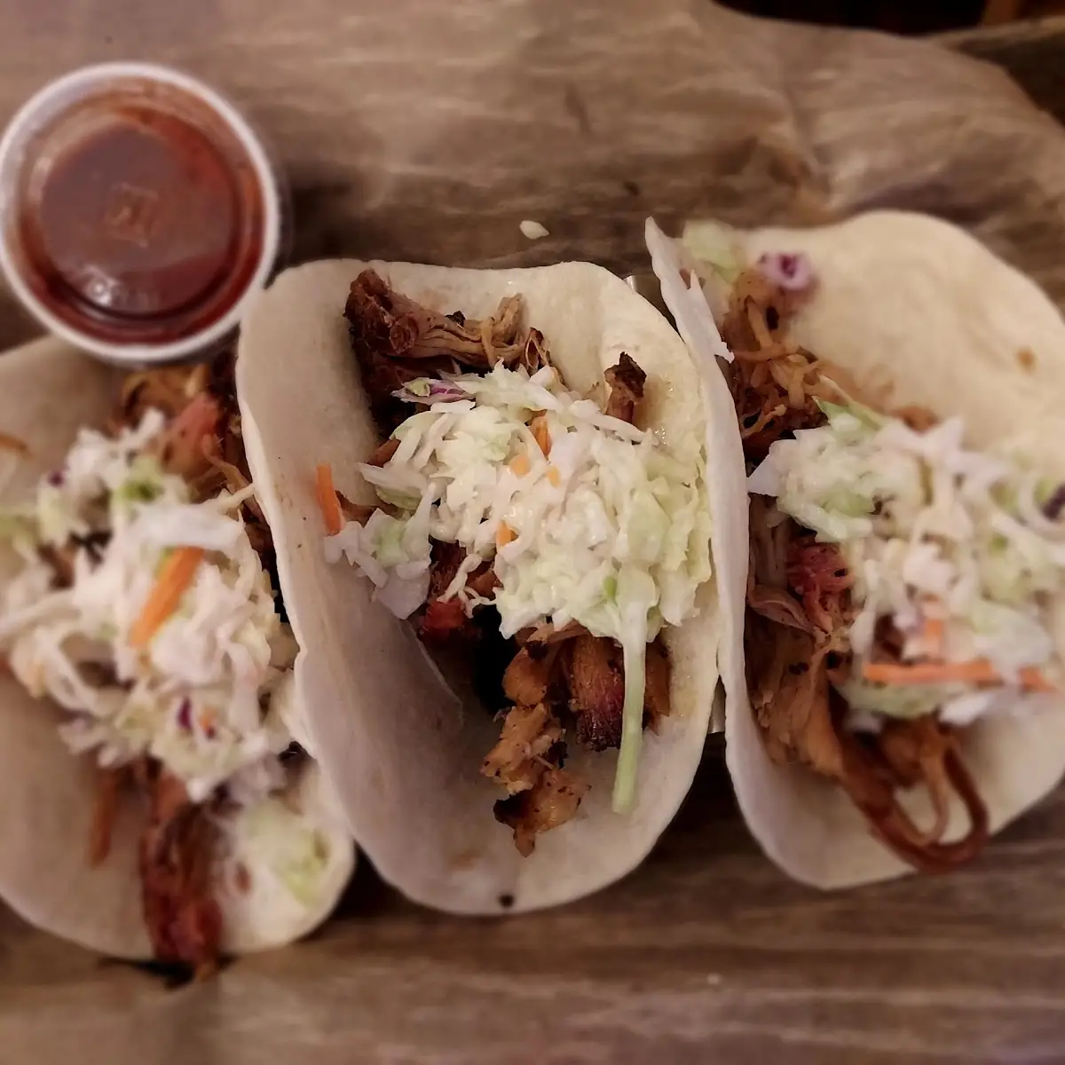 Peppered Pulled Pork Taco