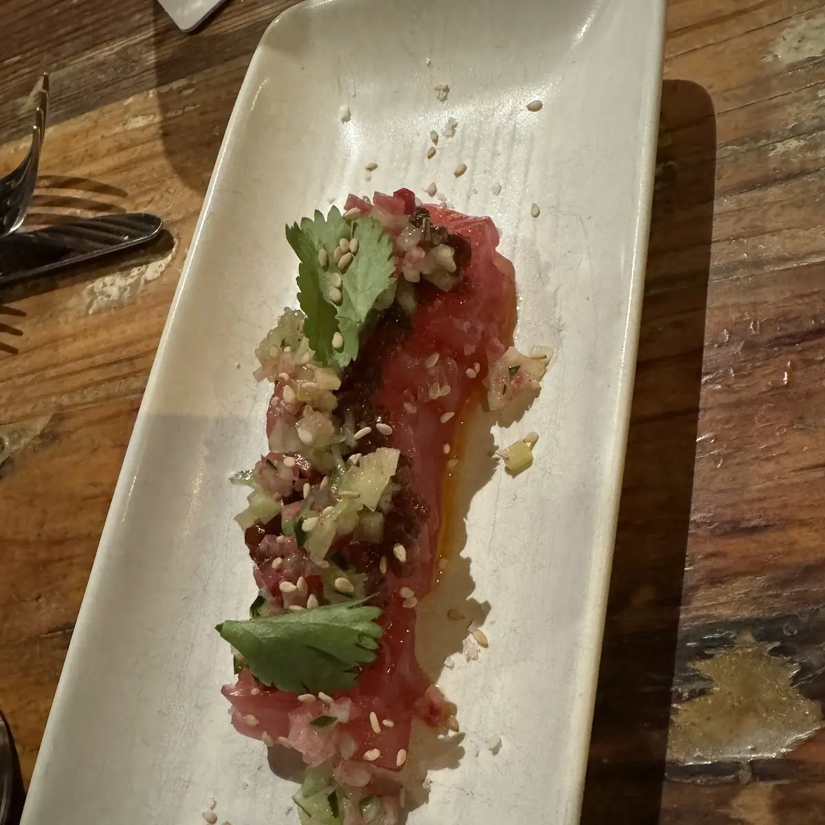 Raw Tuna Crudo