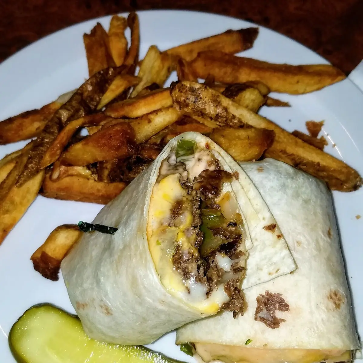 Philly Cheese Steak Wrap