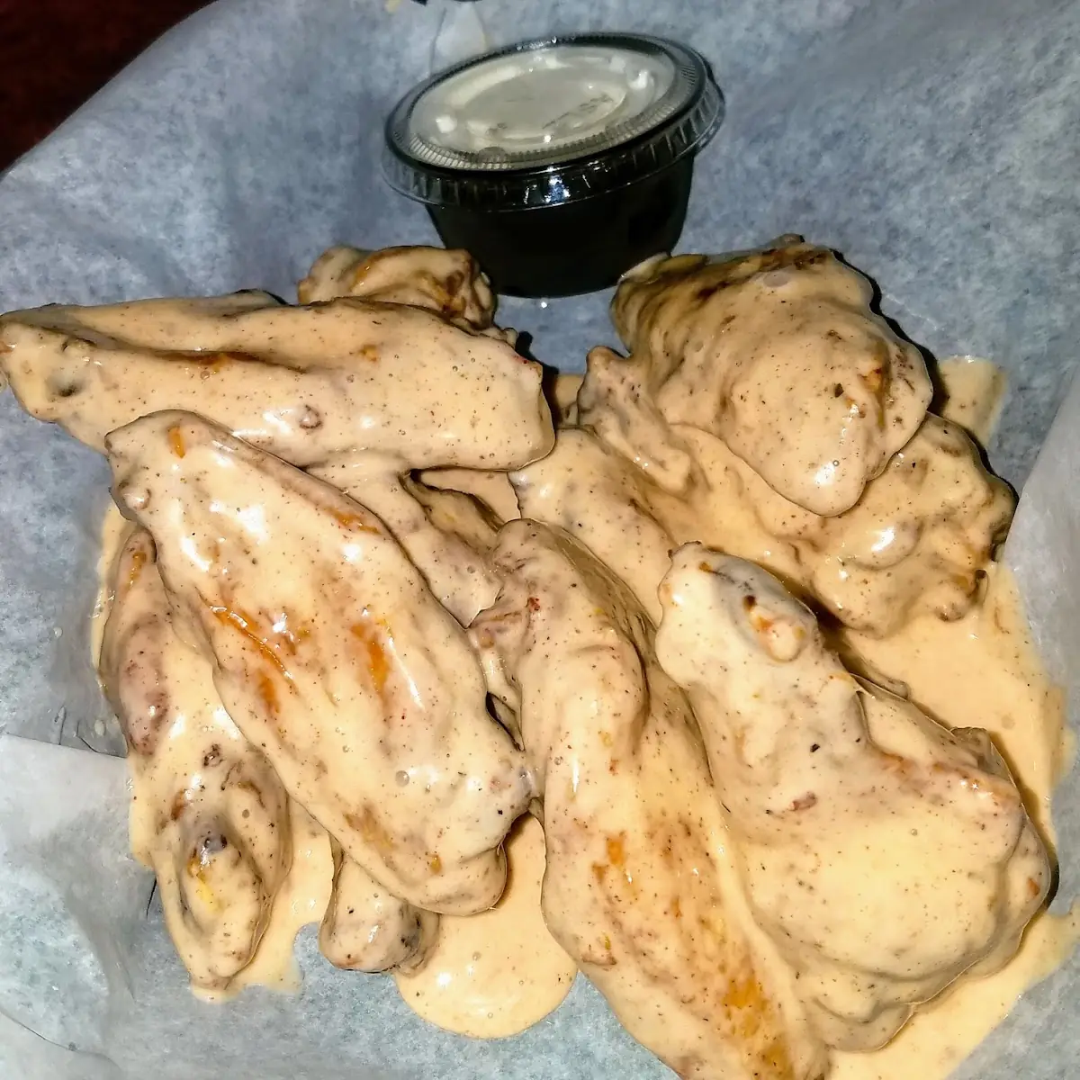 Wings with Buffalo Ranch Sauce