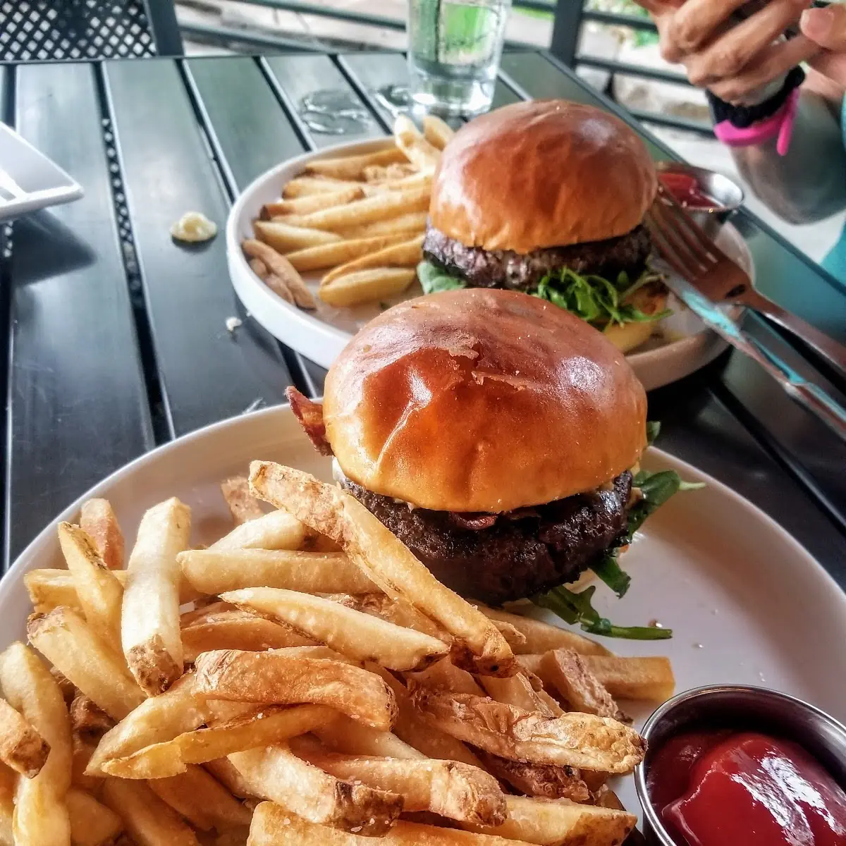 Burger and Fries