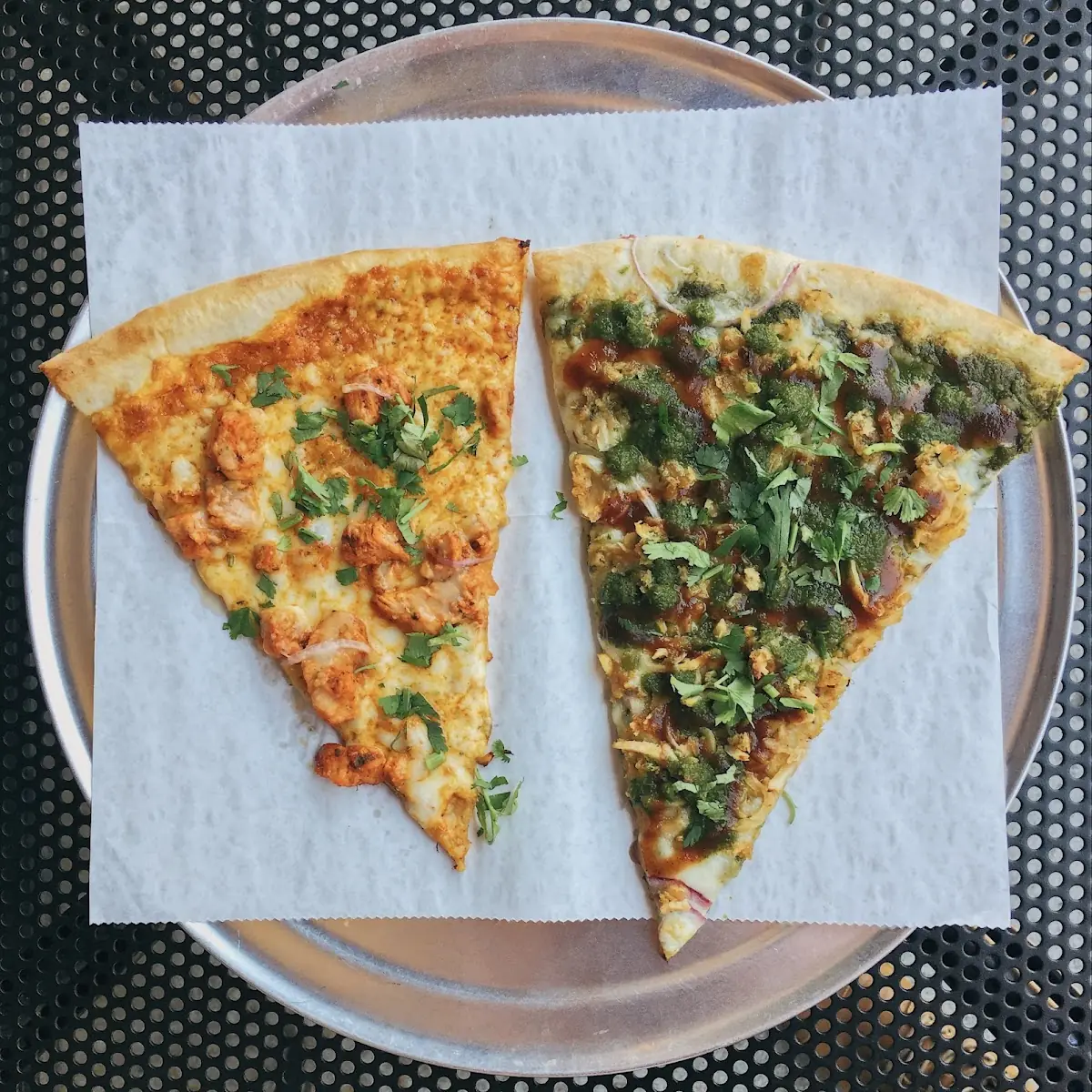 Samosa Pizza Slice