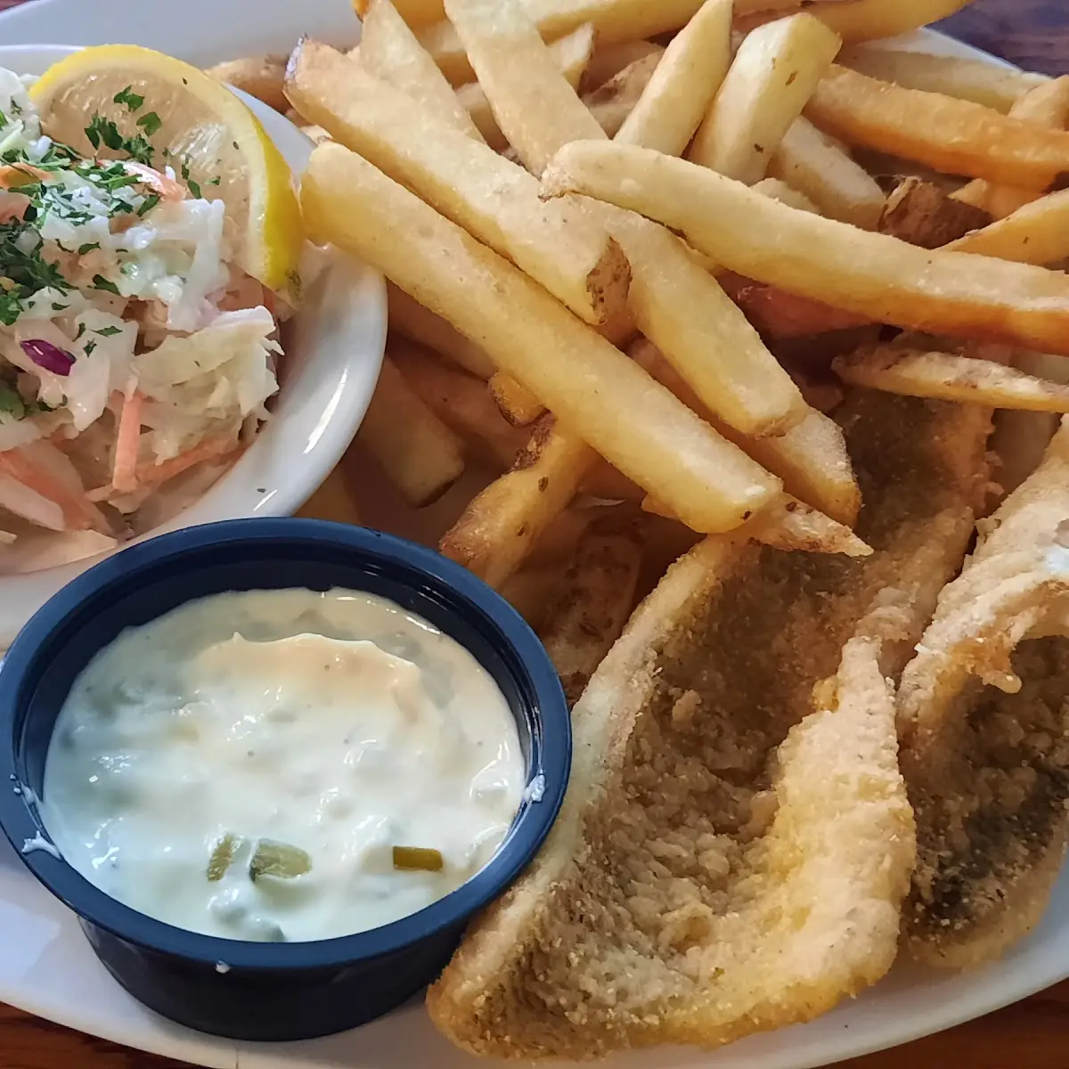 Fried Perch French Fries