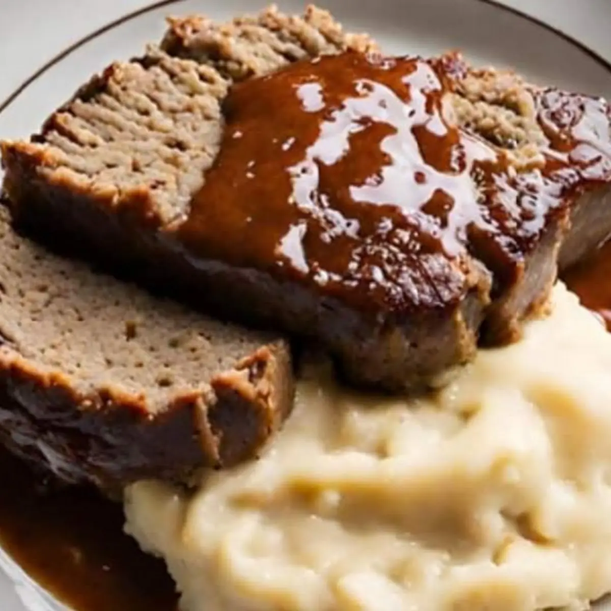 Meatloaf and Mashed Potatoes