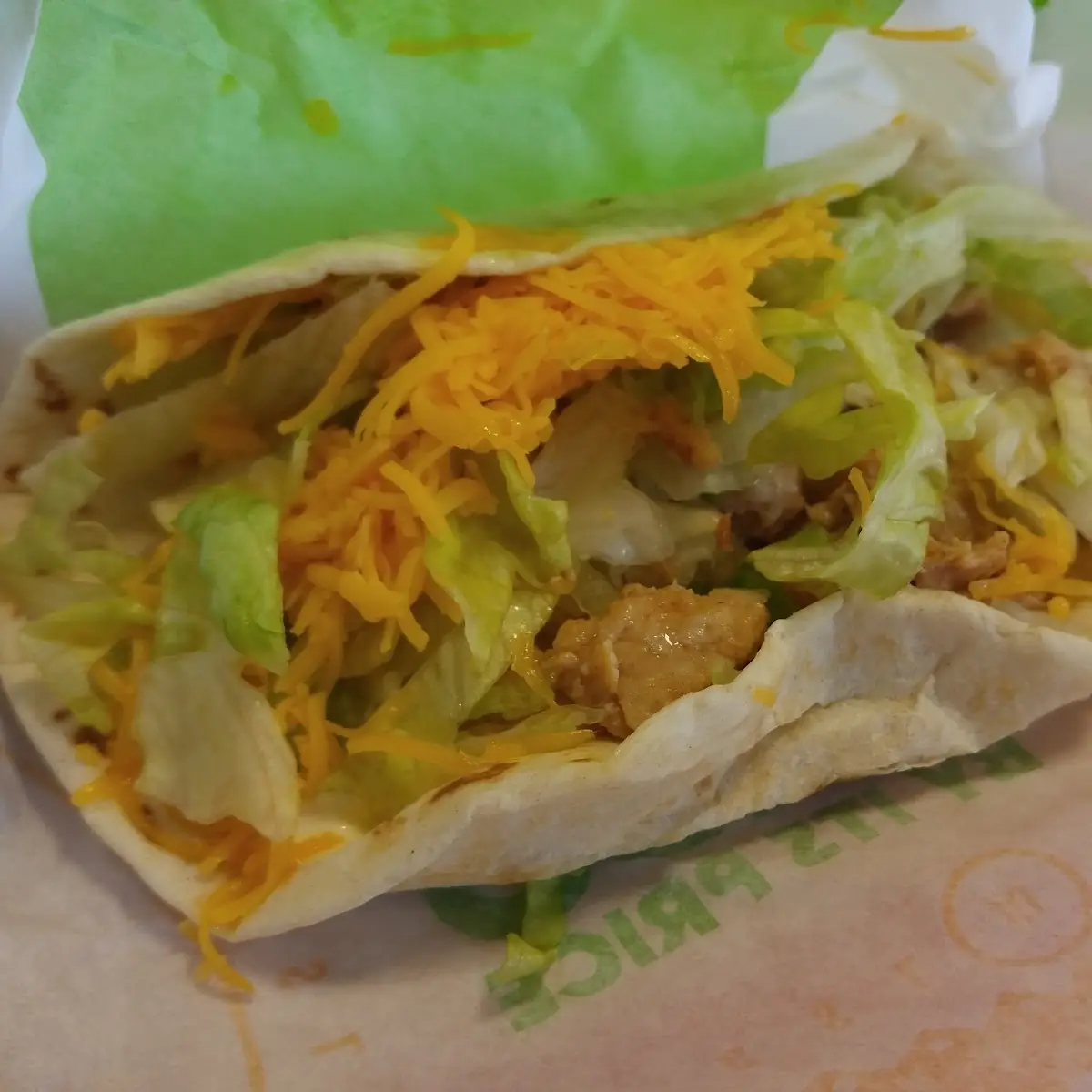 Chicken Soft Taco