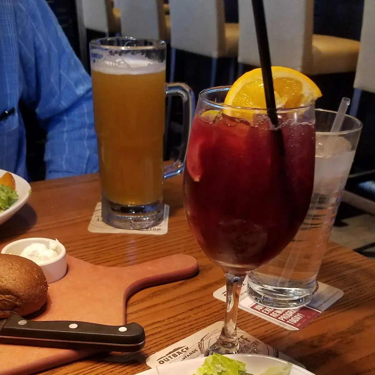 Caesar Salad with Sangria