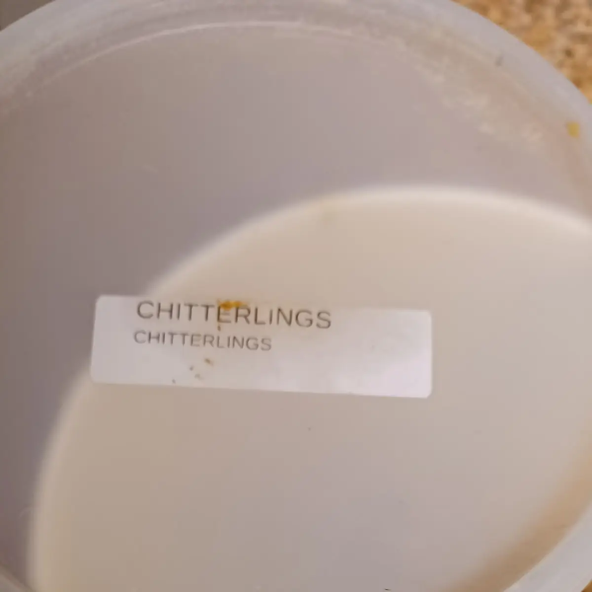 Chitterlings Fri Sun