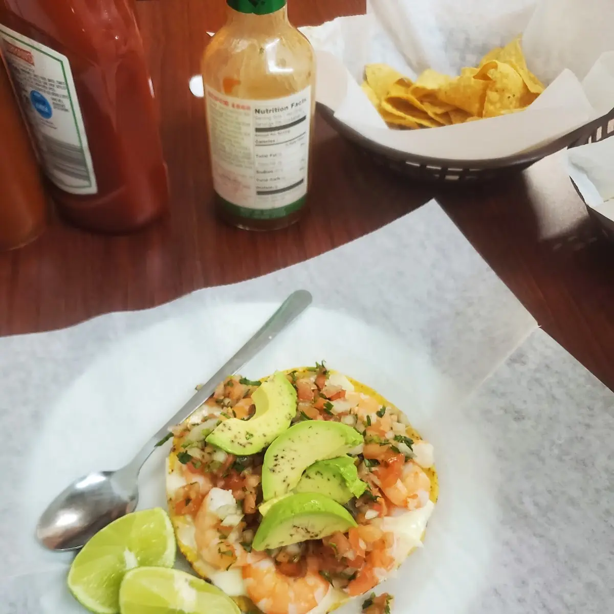 Shrimp Ceviche Tostada